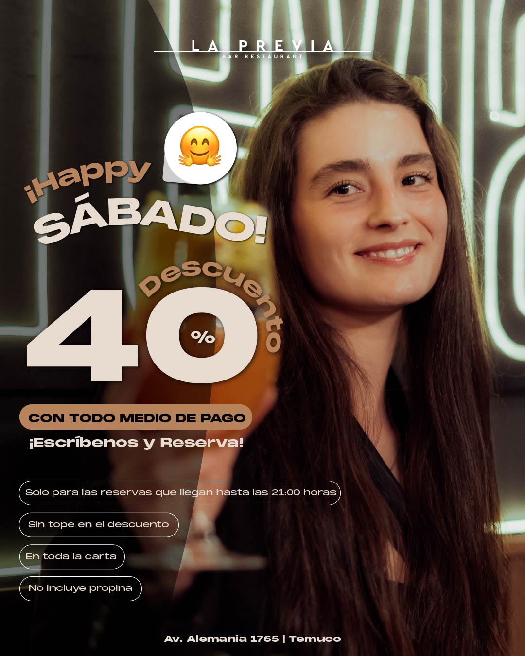 Promo Sábado - 40% off