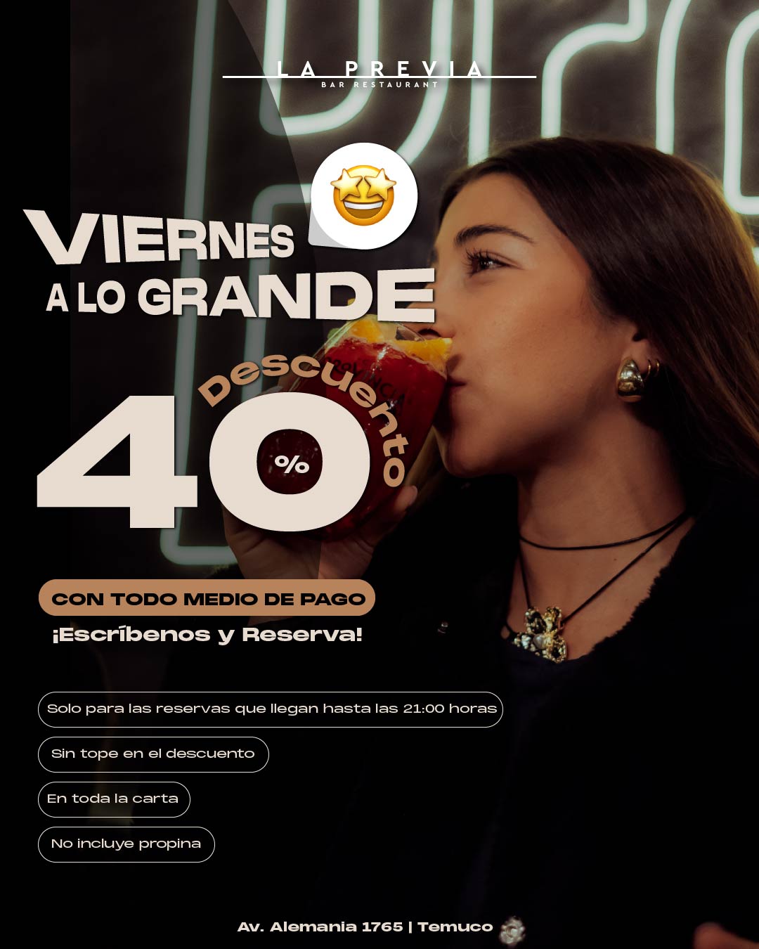 Promo Viernes - 40% off