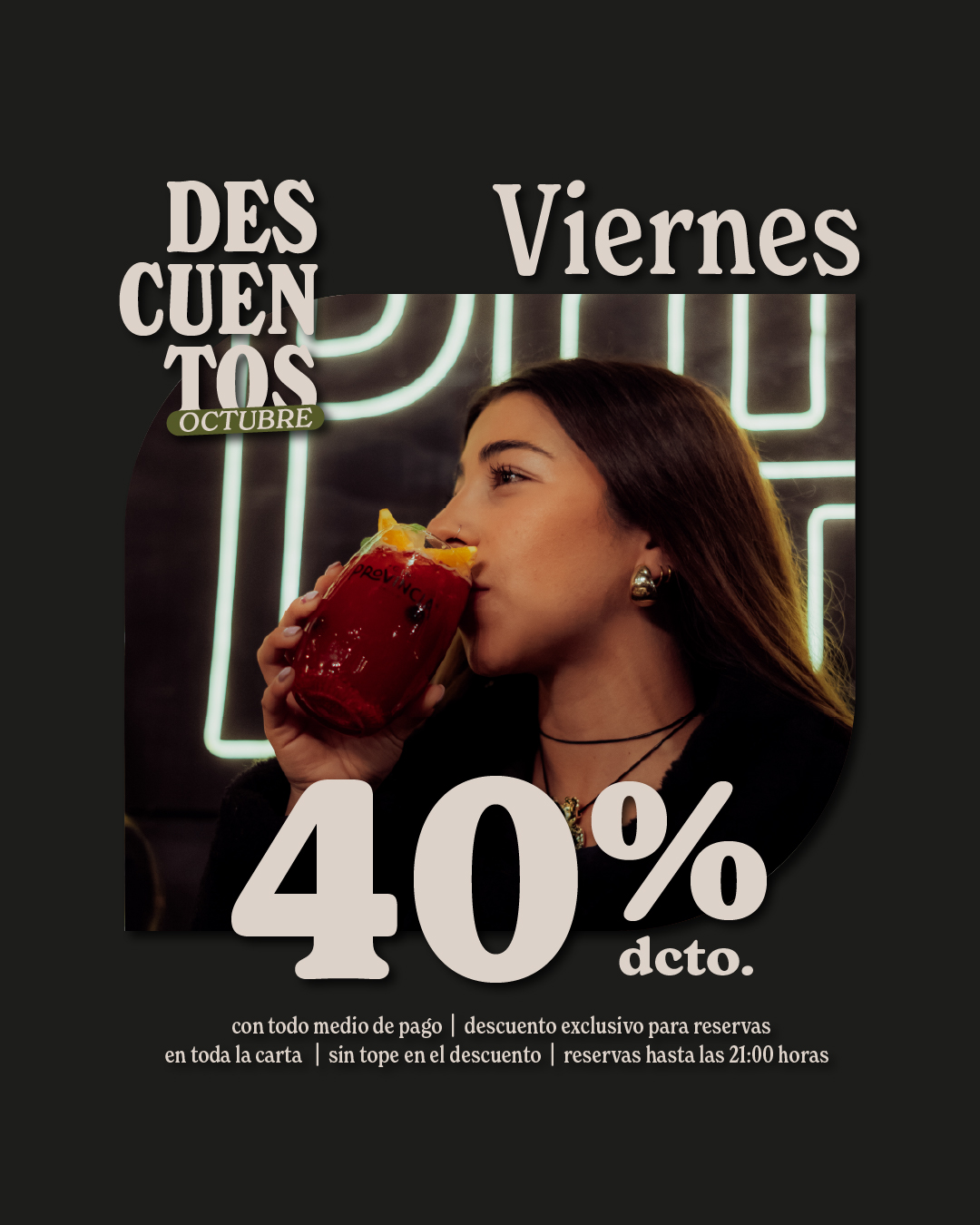 Promo Viernes - 40% off