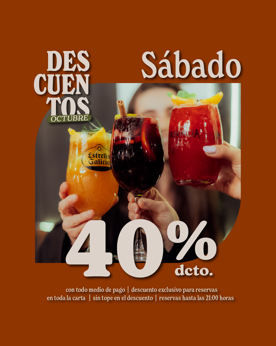 Promo Sábado - 40% off